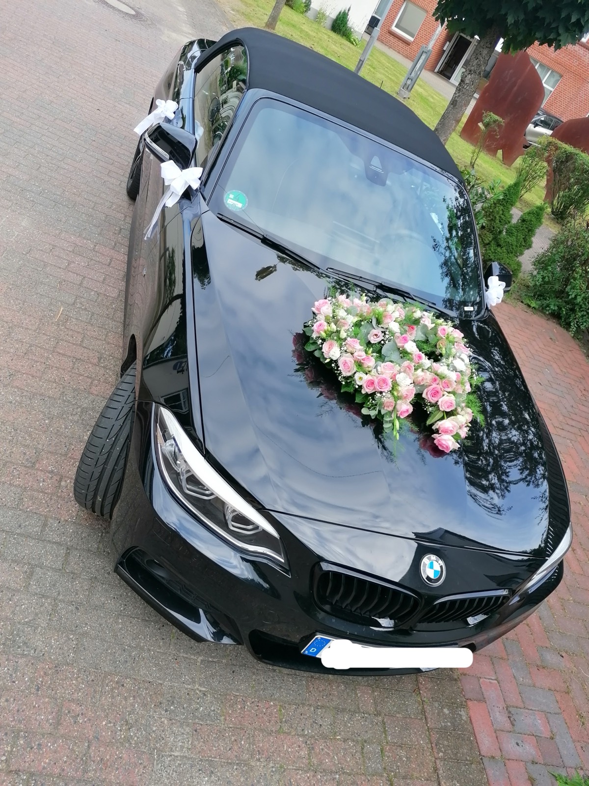Autodekoration Hochzeit